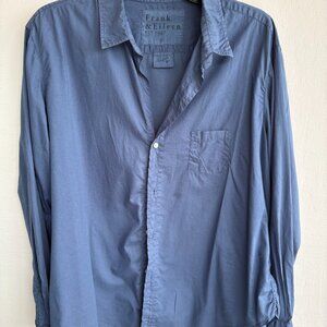 Frank & Eileen “Eileen” button-up shirt in French / dusty blue - Women's XL